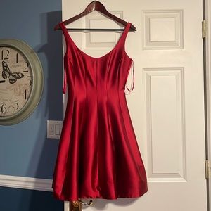 Red Aqua cocktail dress